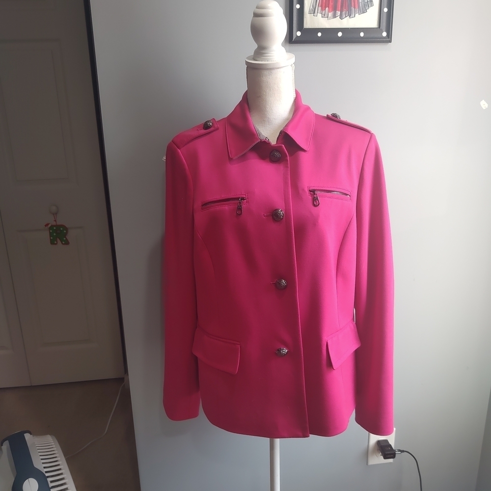 Jones New York fuschia blazer